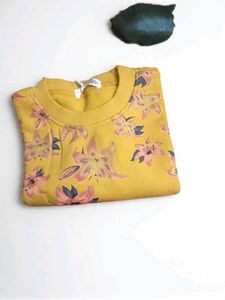 Floral Print Sweatshirt