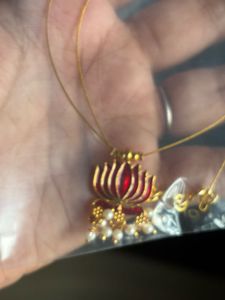 Trending Invisible Lotus Pendent Red