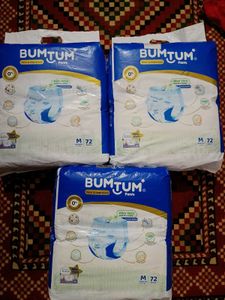 Pack Of 3 ,72x3, Peice Medium Size