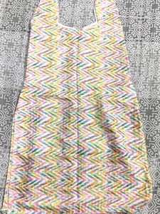 Colorful Zig-Zag Dress
