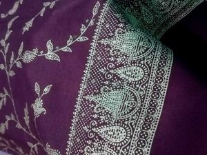 Purple Floral Sari 💟