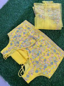Party Wear Dress Gharara With Cot