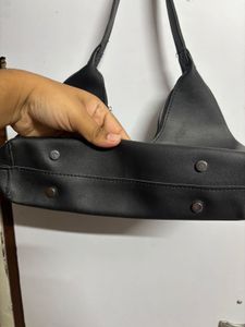 Black Shoulder Hobo Bag