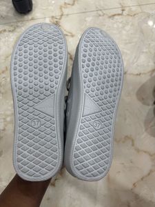 Grey Lace-Up Sneakers - Size 37