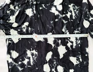 Zudio Black And White Casual Shirt For Men