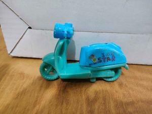 Scooter Shaped Pencil Sharpener Sky Blue Colour