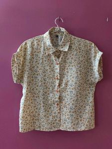 Floral Print Short Sleeve Shirt