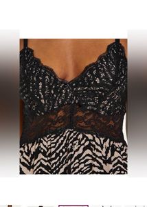 HunkemollerVera Jersey Lace Slip Dress