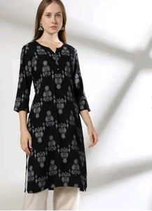 Black Printed Kurti