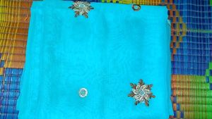 beautiful saree 😍🩵🦋