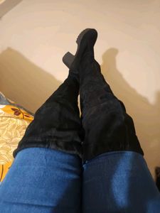 Over the Knee Black Boots – Party &amp; Casual Wear