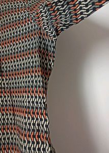Abstract Print Tunic Top