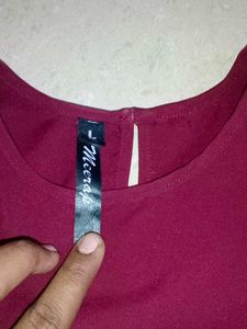 Marron Color Top