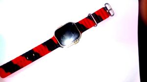 Red & Black Apple Watch Band