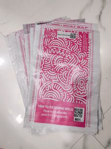 Printed Courier Bag And Thanks Card