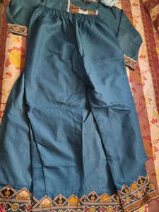 Elegant Teal Kurta Set