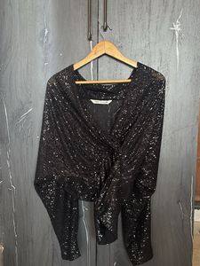 Zara Sequin Top