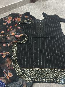 Elegant Black Kurta Set