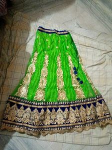 Green Embellished Dupatta