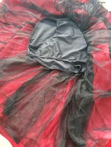 Red &amp; Black Fit &amp; Flare Dress