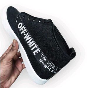Off-White Inspired High-Top Sneakers