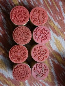 round stamps combo Pack Of 8 Designs (New)