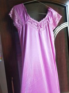 Pink Lace Nightgown