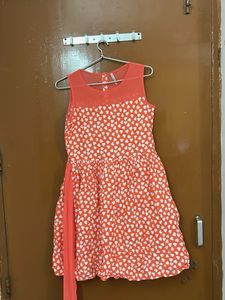 Cute Heart Print Dress