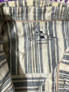 Striped Button-Down Shirt