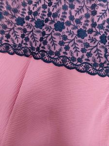 Elegant Pink &amp; Blue Dress