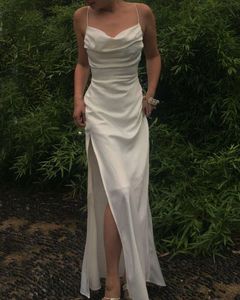 H&amp;M Silk White Dress