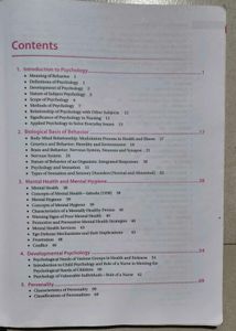 Applied Psychology for Nurses textbook.