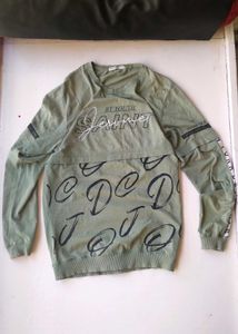 FULL SLEEVE ROUND NECK T SHIRT [Mens] Lite Olive