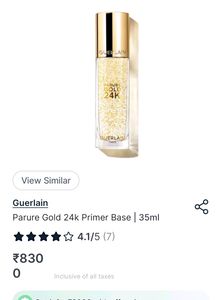 Pack Of 3 Guerlain 24k Pure Gold  Makeup Base