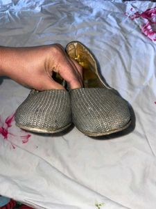 Sparkling Silver Occasion Shoes