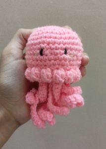 Crochet Octopus Keychain Or Toy
