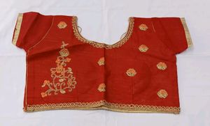 Plain Saree Border Readymade Blouse