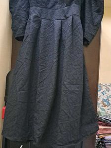 New* Black Puff Sleeve Dress