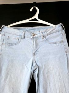 H&amp;M Bootcut Low Waist Light Wash Jeans