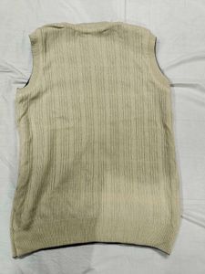 Reversible Knit Sweater Vest