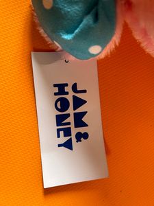 Jam &amp; Honey Pink Jolly Bear Soft Toy