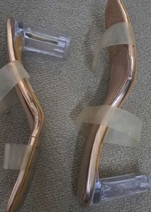 Transparent Slip On Sandal