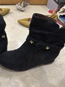 Black Suede Boots