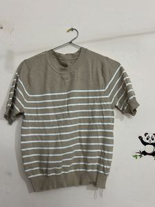Striped Knit Top