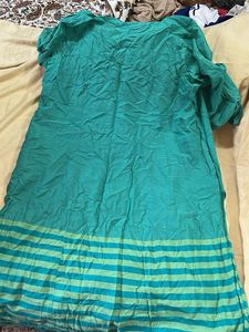 Green Button-Down Top