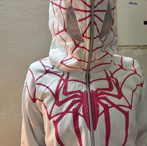 Spider-Gwen Inspired Zip-Up Hoodie