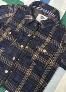 Lee Cooper Blue Plaid Shirt