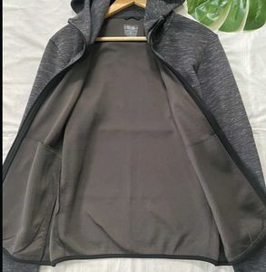 Uniqlo Orignal Dark Grey Zip-Up Hoodie