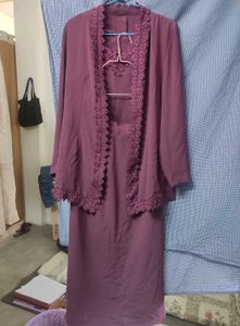 Zara Top, Elegant Purple Suits 3set