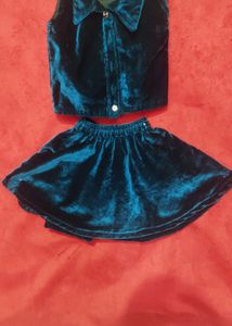 Velvet Top Skirt